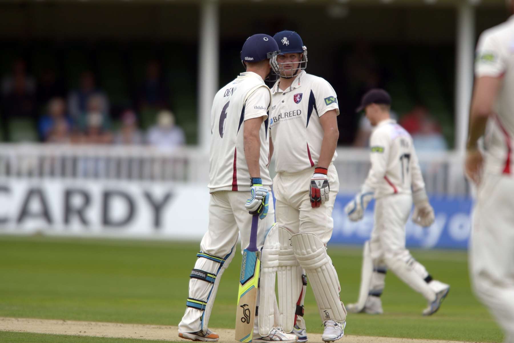 Joe Denly and Rob Key Picture: Barry Goodwin