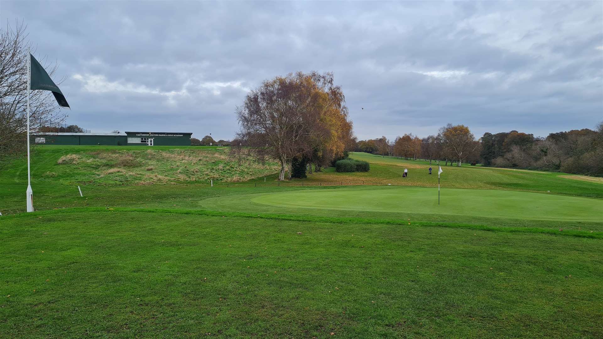 The area including the driving range and golf academy which could be developed