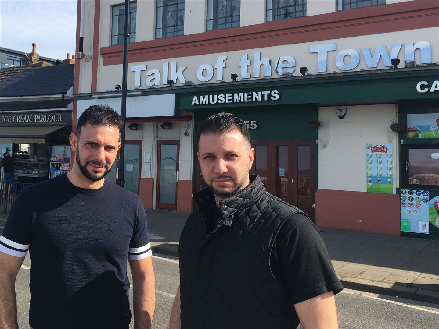 Hassan Hassan (right), pictured with brother Nejmi, has seen the impact of tourism on the town