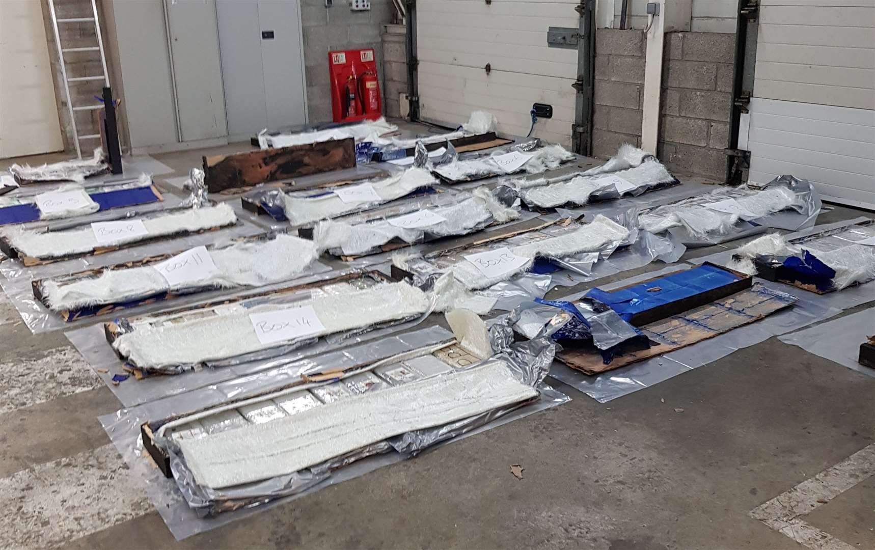 A quarter of a tonne of cocaine, worth £20 million, was stopped from coming into Kent by Border Force officers. Picture: Home Office