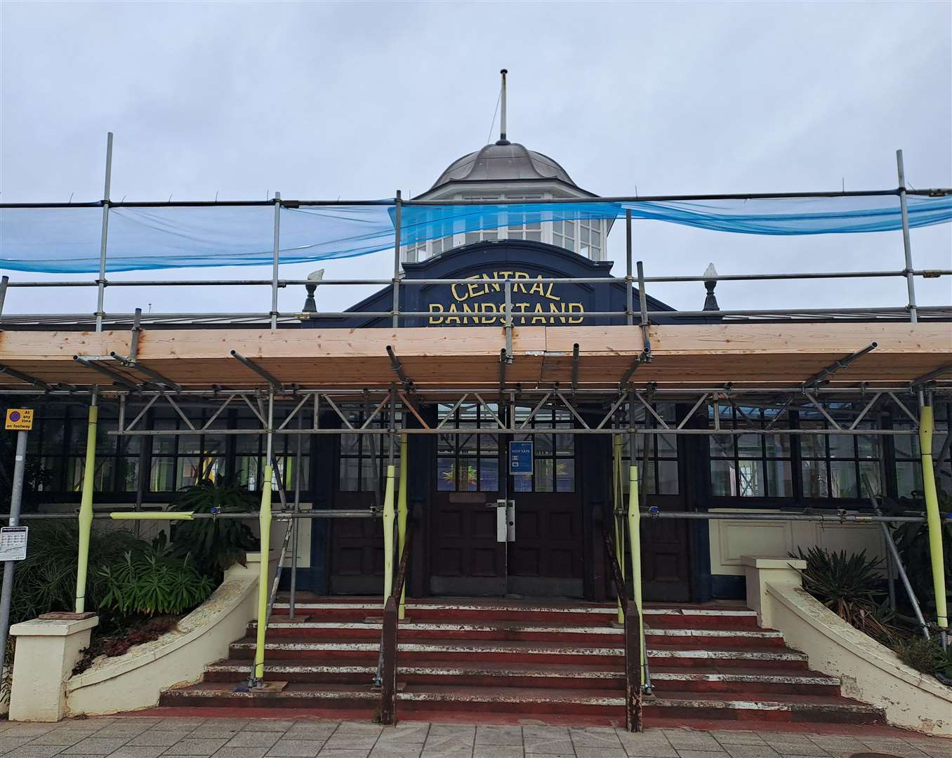 Survey works at Herne Bay Bandstand were completed earlier this year - one of several projects planned to revamp the town