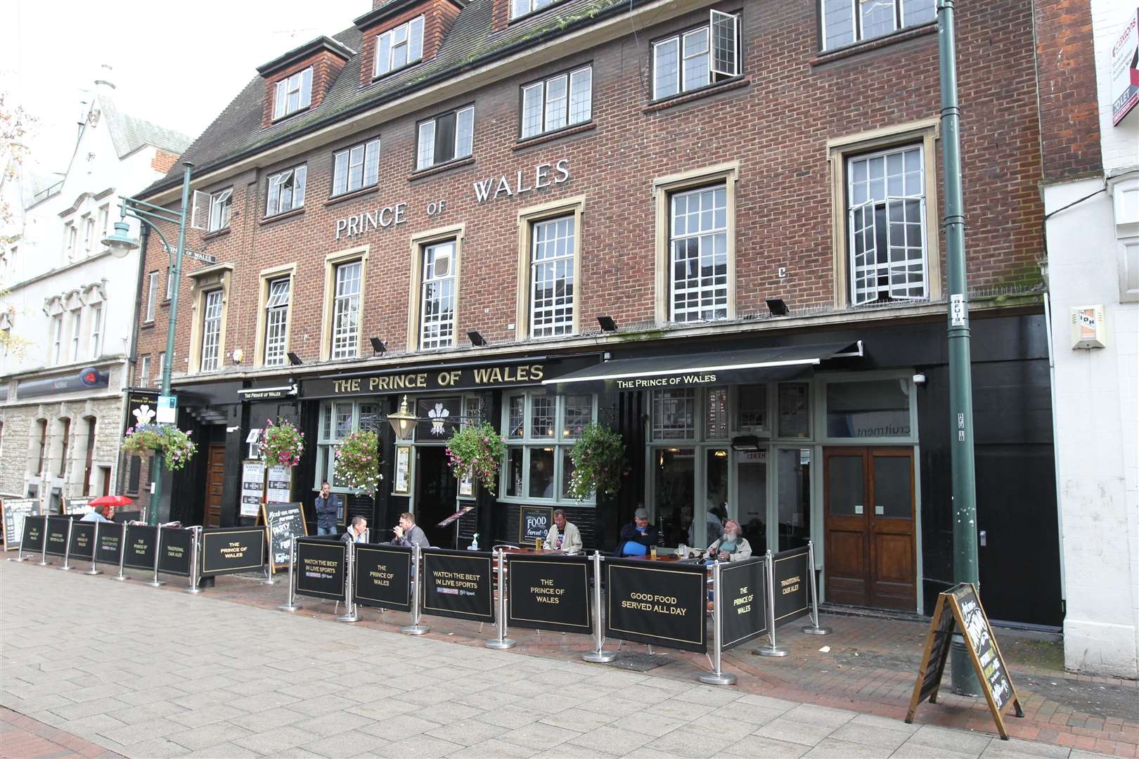 The Prince of Wales Pub on Railway Street, Chatham