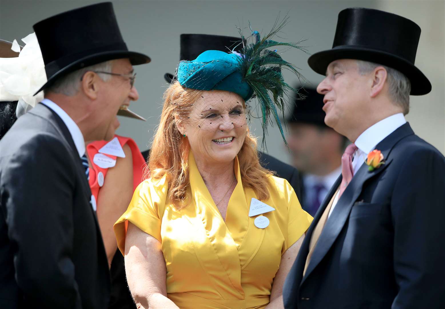 Sarah, Duchess of York with her ex-husband the Duke of York (Adam Davy/PA)