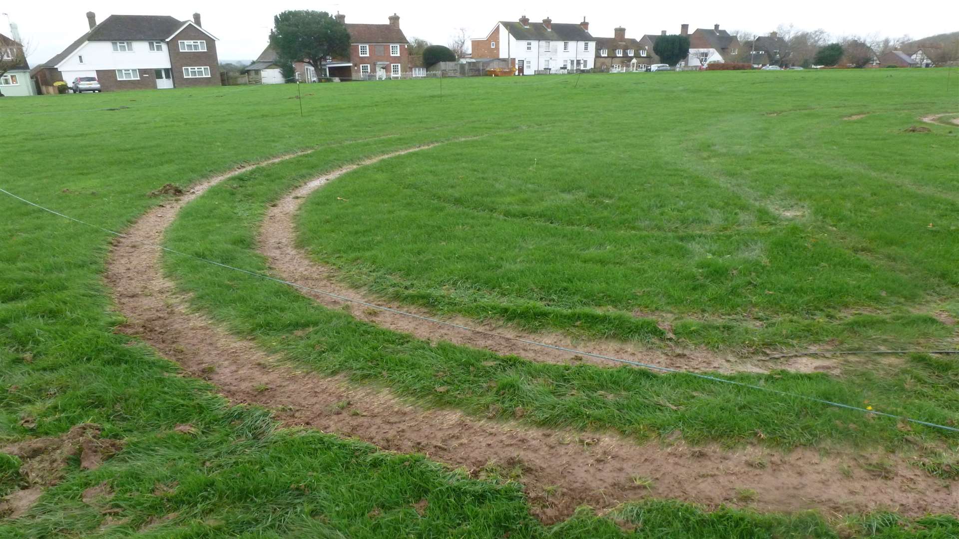 Damage to the cricket square