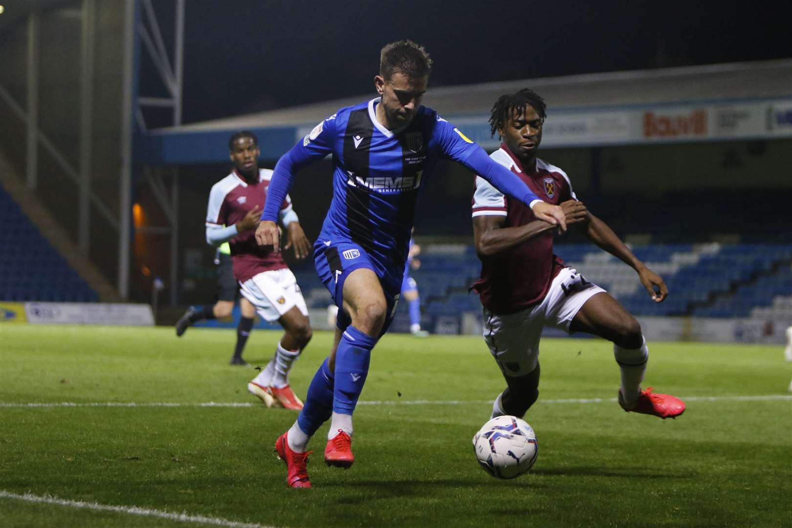 Olly Lee played with a broken toe against West Ham Picture: Andy Jones