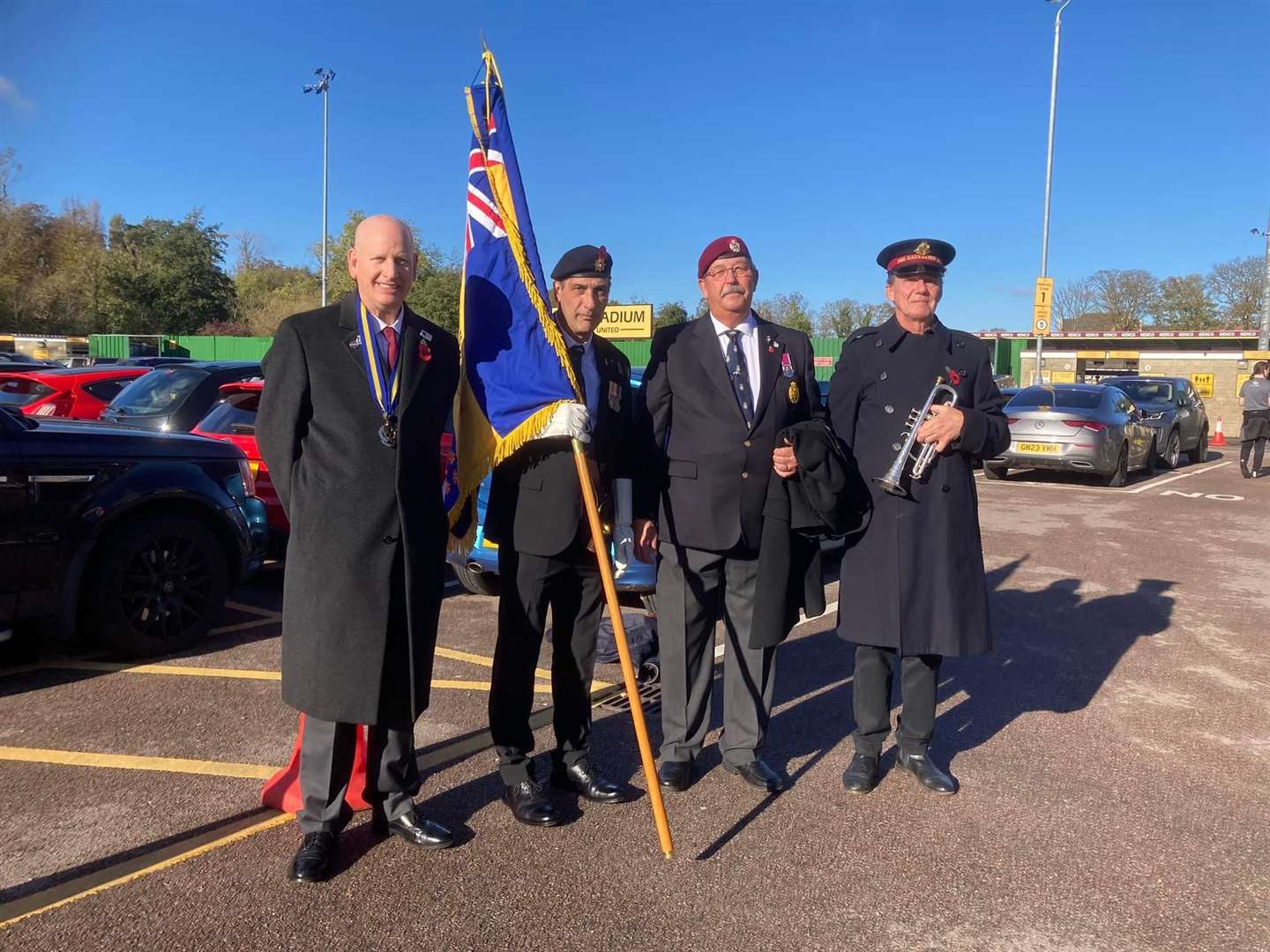 Dave Naghi, Roy Hallison, Paddy Allum and Kevin Ashman