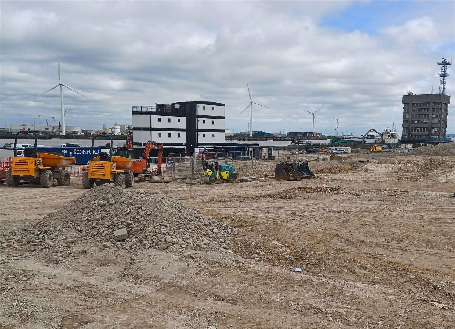 Harbour Village construction site in Northfleet