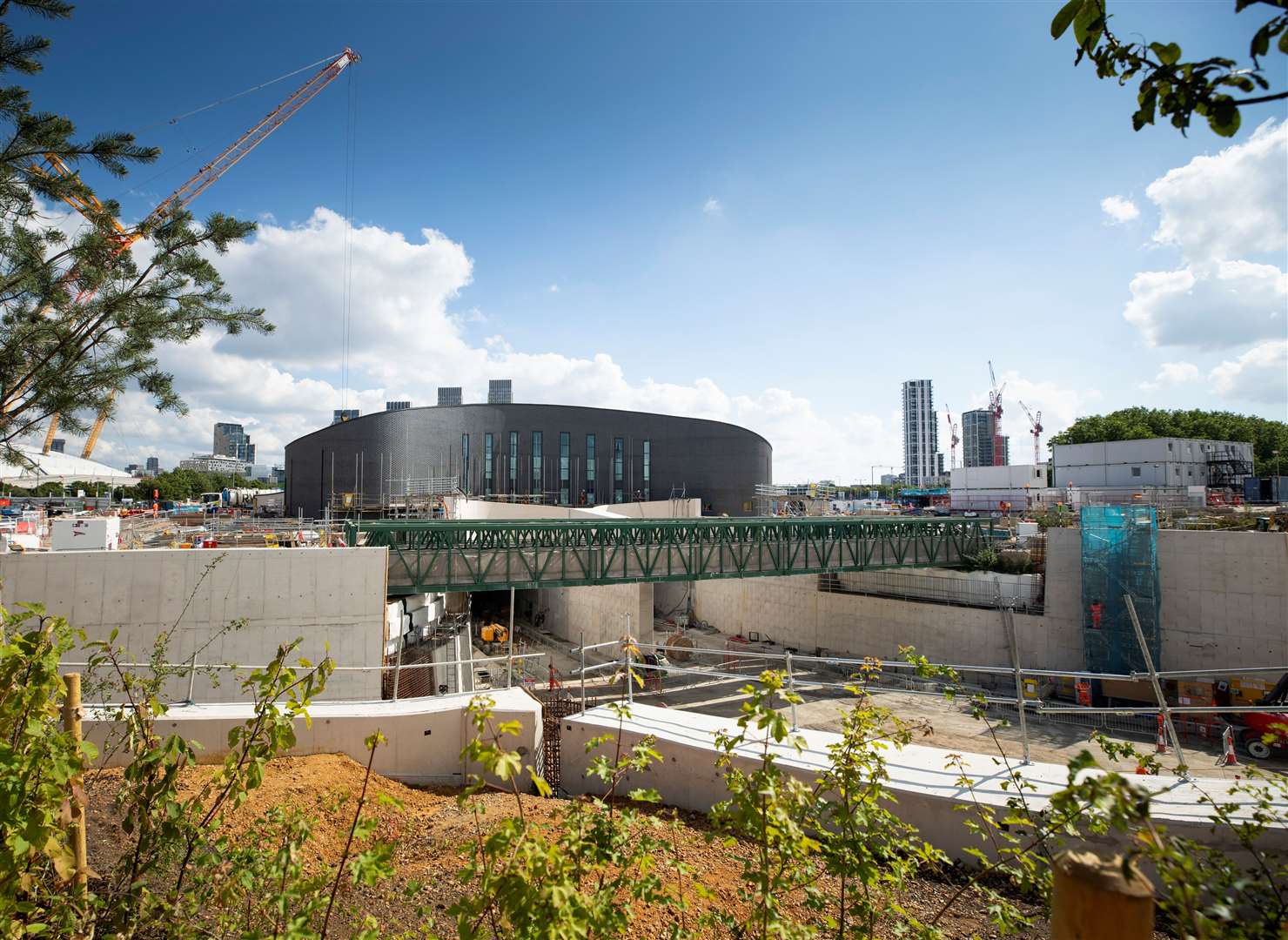 Shot of Greenwich Portal entrance for Silvertown Tunnel. Picture: Transport for London