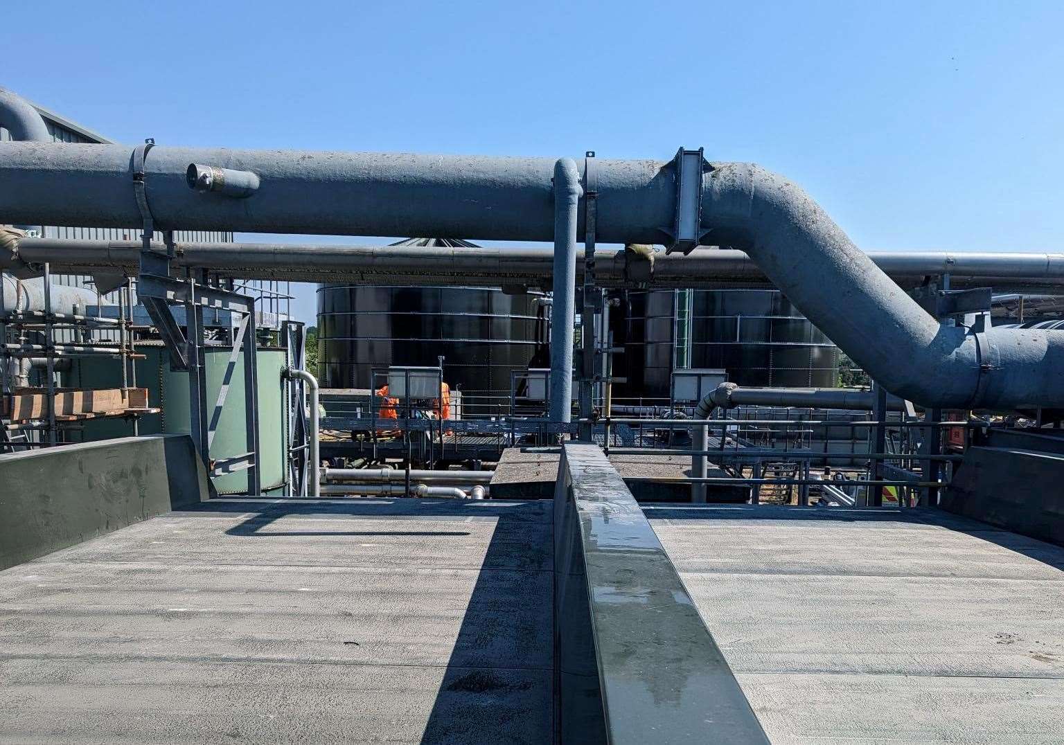 Southern Water has spent millions upgrading the Ashford Wastewater Treatment Works in Kennington. Picture: Southern Water