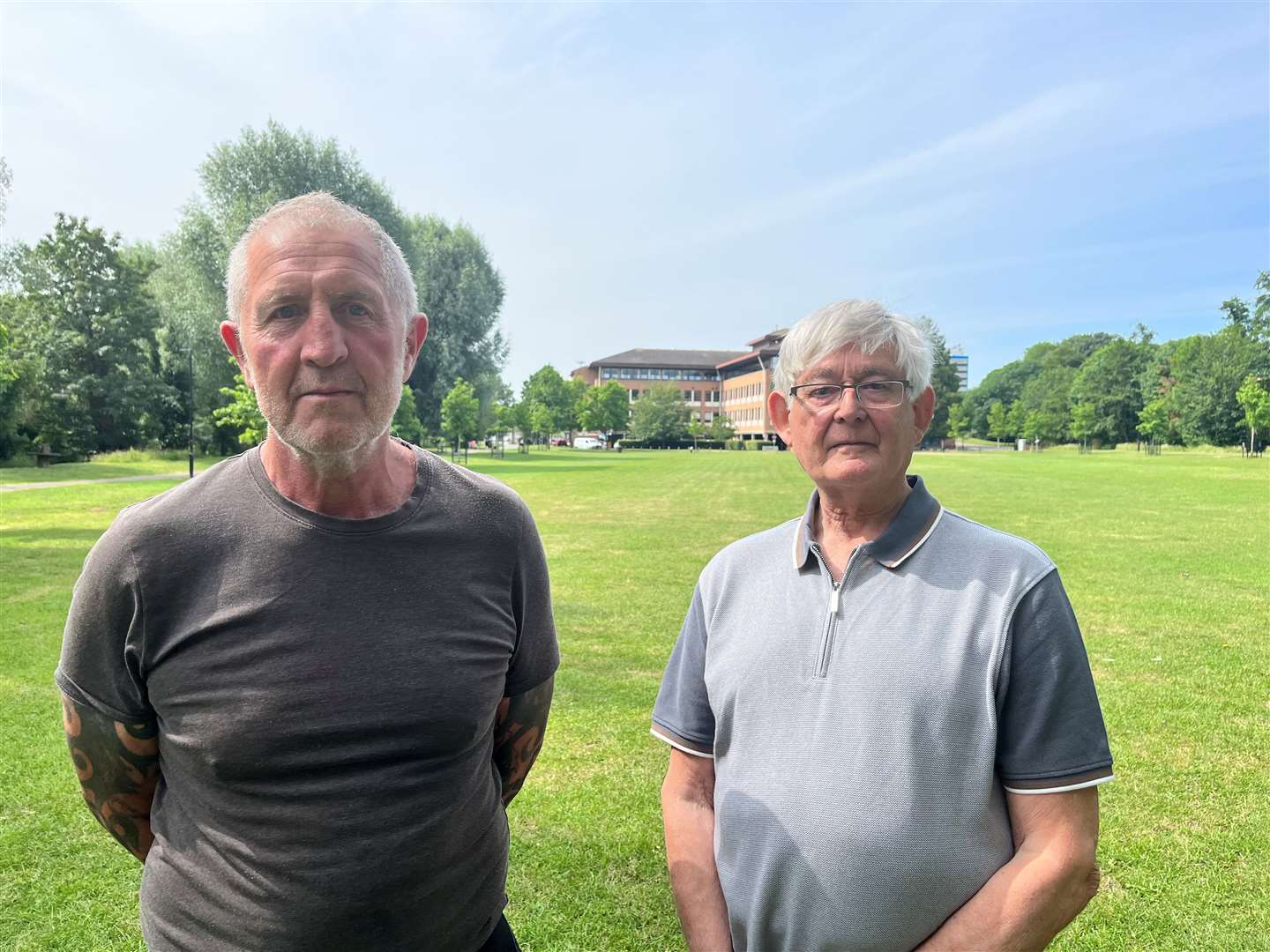 Edward Lockett (left) and Vernon Seager organise the event every year