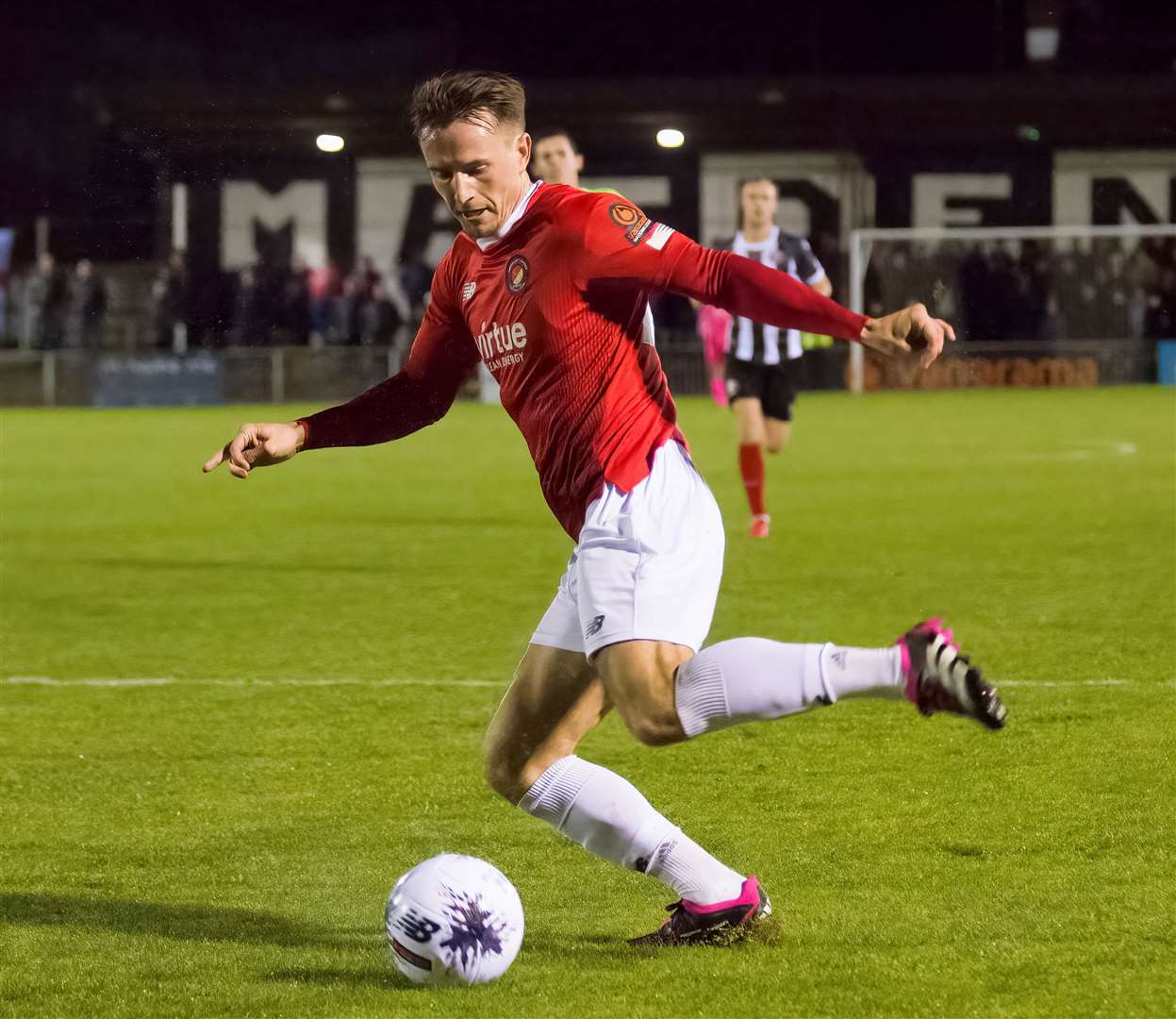 Ben Chapman has been in excellent form since Danny Searle took over at Stonebridge Road. Picture: Ed Miller/EUFC