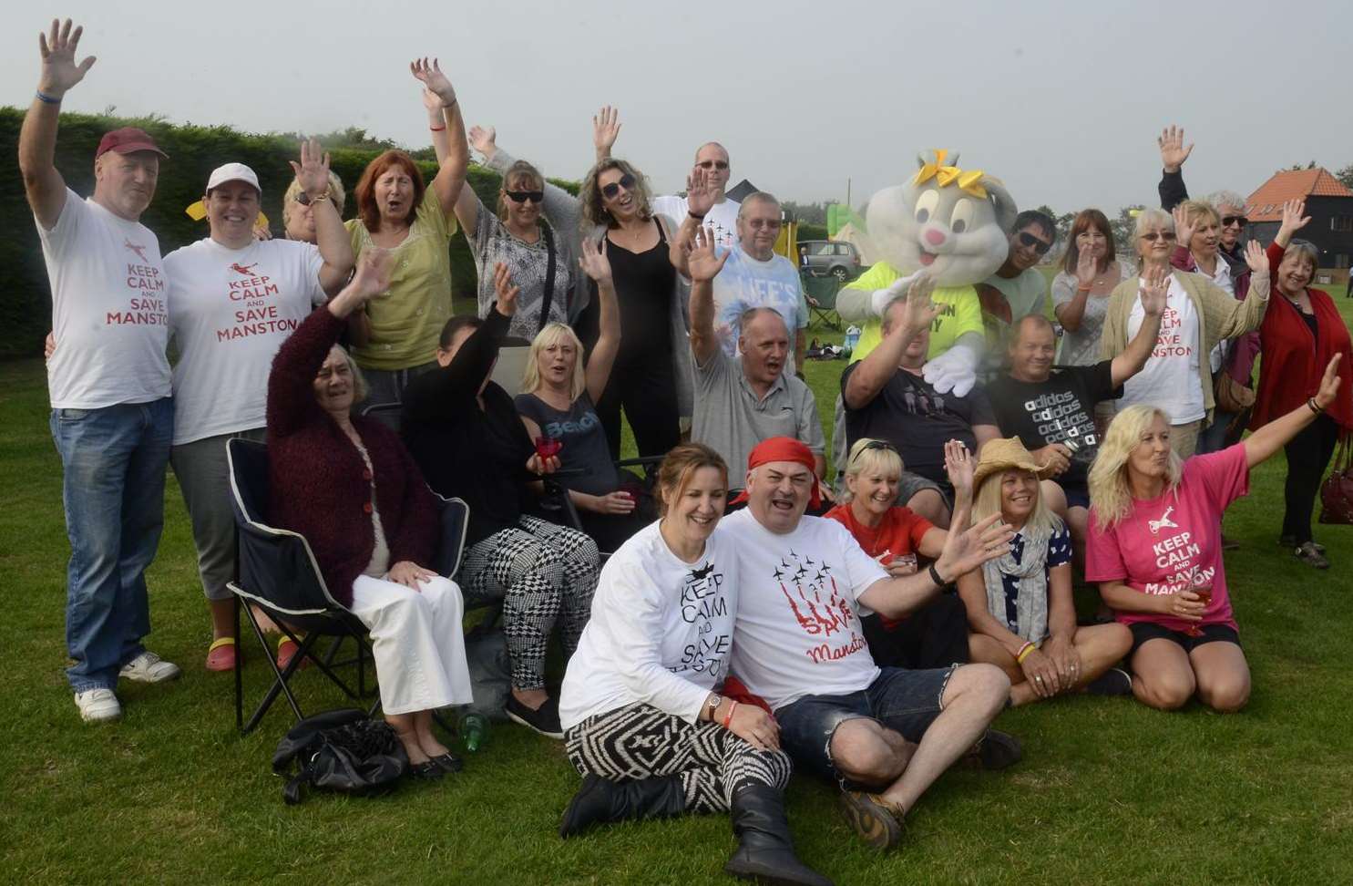 Supporters of Manston Airport mini music festival