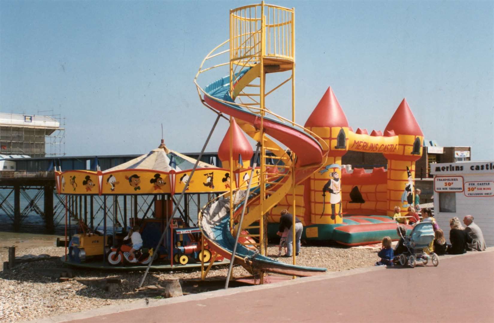 Herne Bay seafront in October 1993