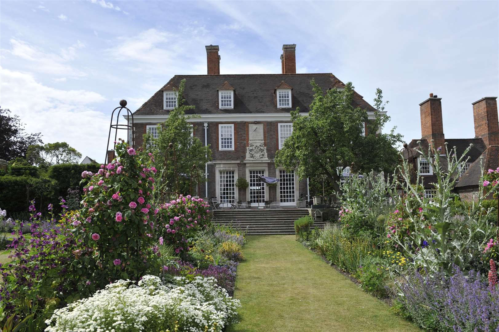 The Grade I listed manor house features stunning gardens which are also closed Picture: Tony Flashman