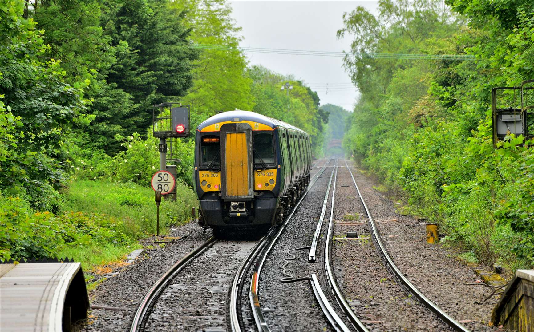 Trains can not run between Strood and Paddock Wood. Picture: Southeastern stock image