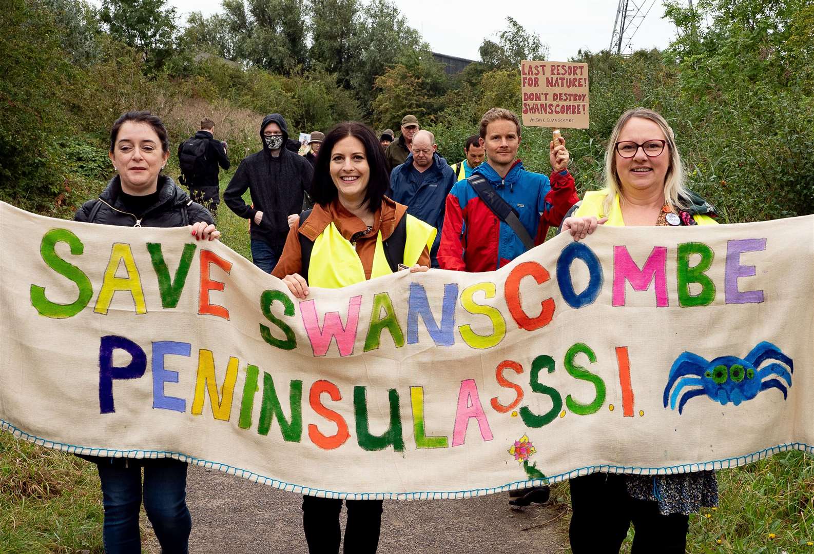 Wildlife charities in Kent joined forces to write to Michael Gove asking him to revoke the planning status of theme park proposals for the Swanscombe Peninsula