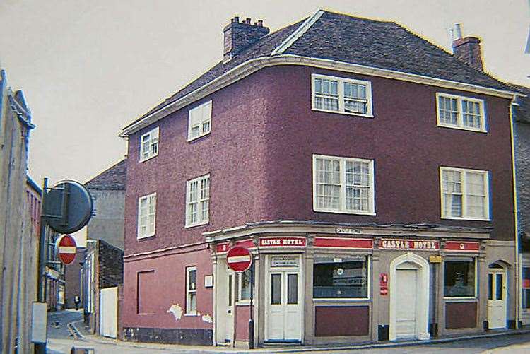 The Castle in Ashford town centre is now a Halifax bank. Picture: dover-kent.com