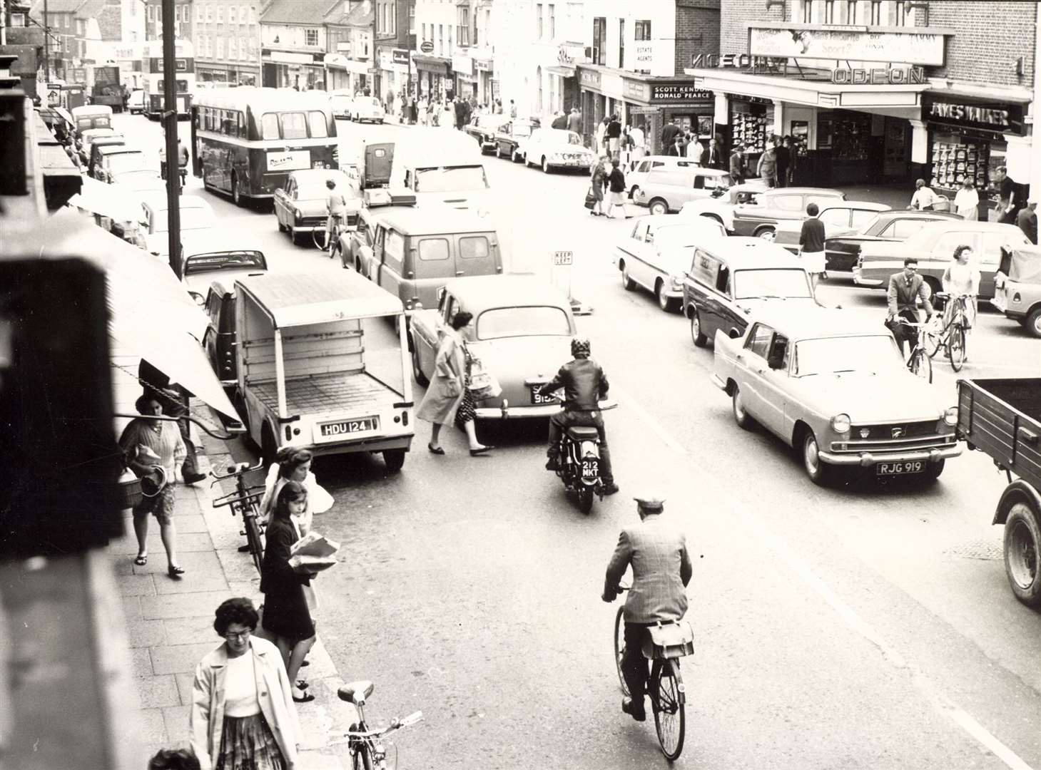 An undated photo of the Lower High Street outside the Odeon. Picture: Brian Sales