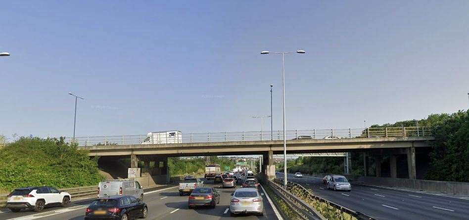 The bridge goes over the A2. Picture: Google Maps