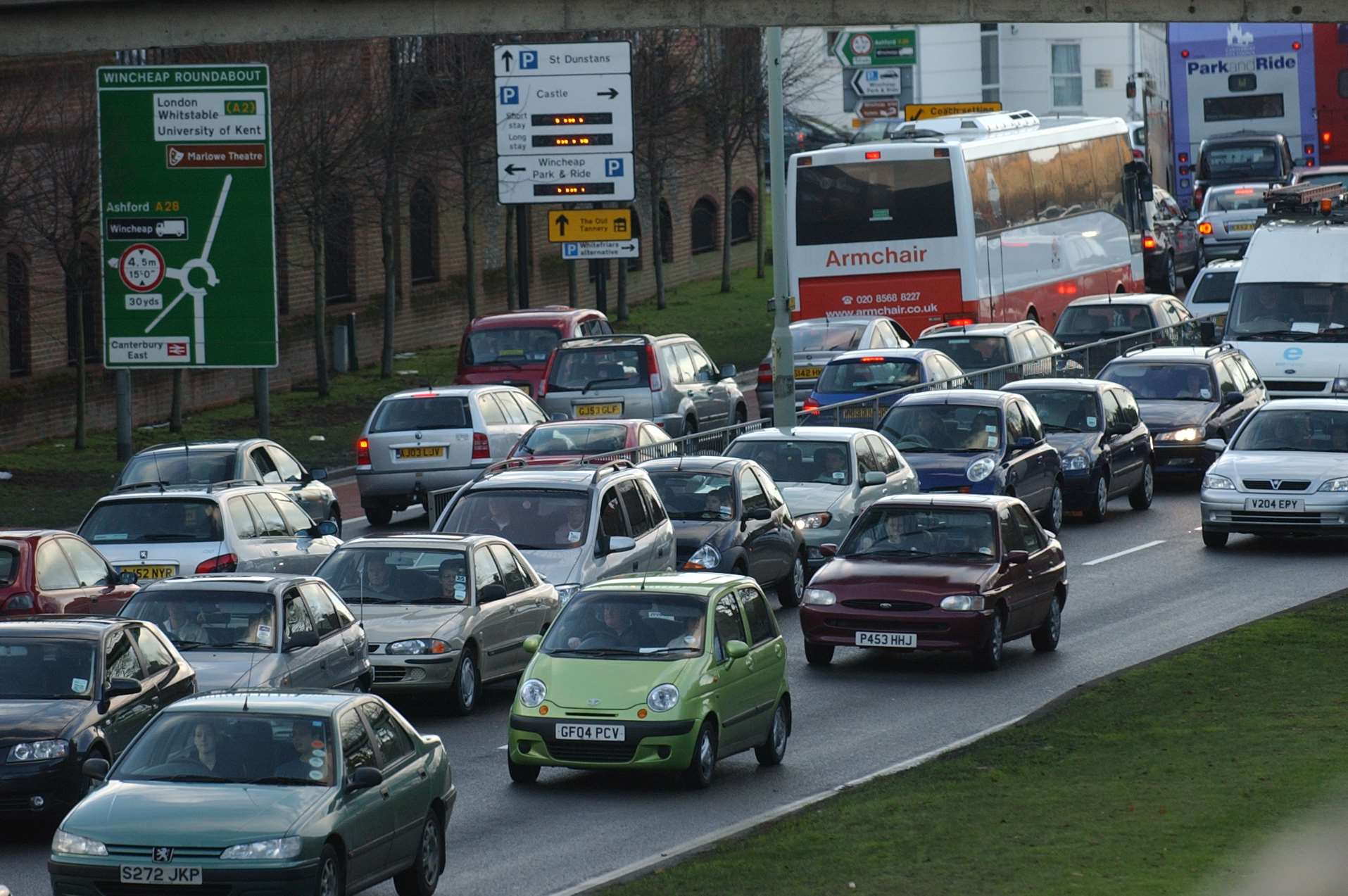 Traffic jams are set to worsen in Canterbury city centre