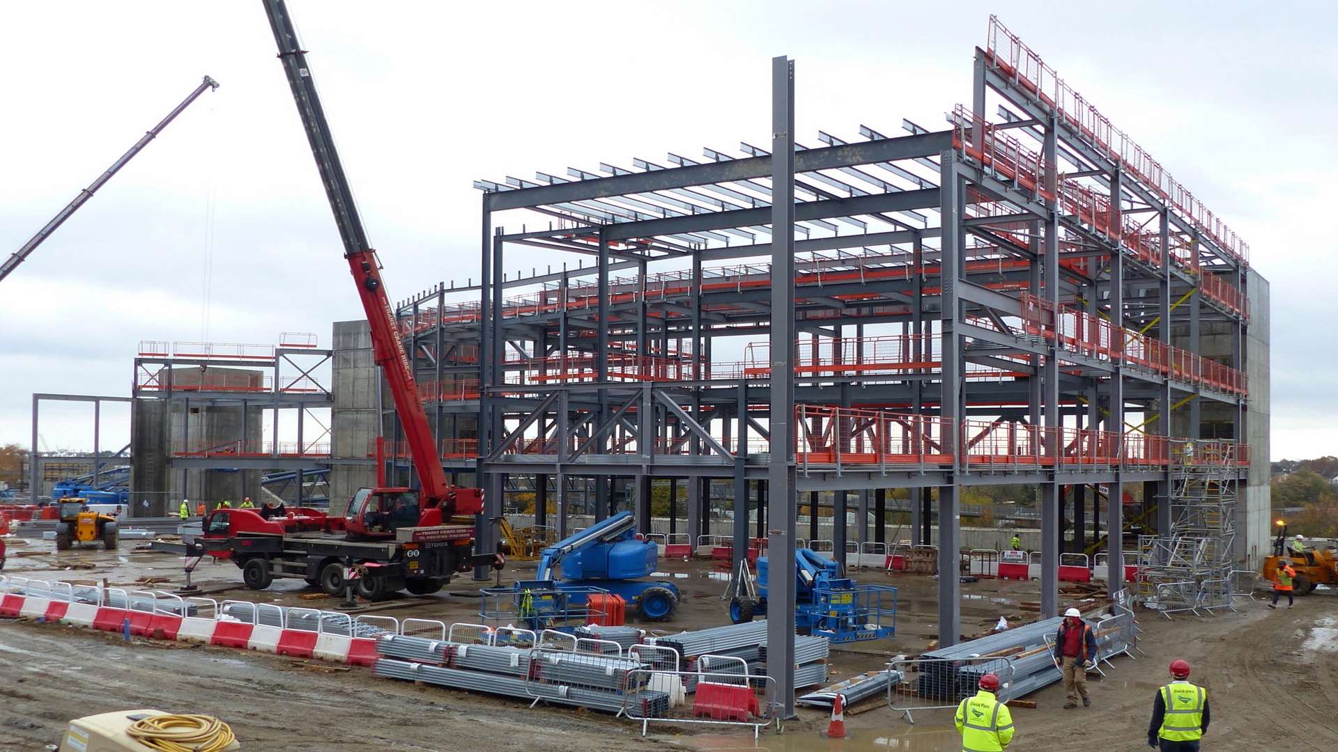 The cinema under construction. Picture: Andy Clark