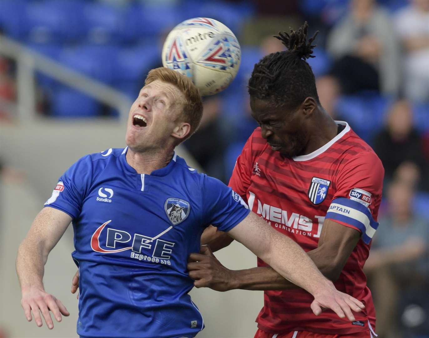 Gabriel Zakuani is no stranger to the captain's armband Picture: Andy Payton