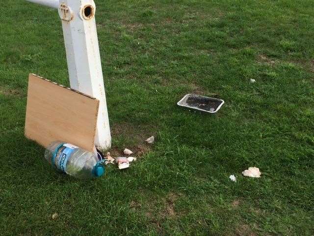 Residents claim motorhome users would leave behind rubbish Picture: Pip Bailey