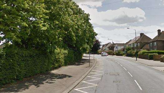 The pair crashed a van into the gates of Rochester Grammar School on Maidstone Road. Picture: Google Street View