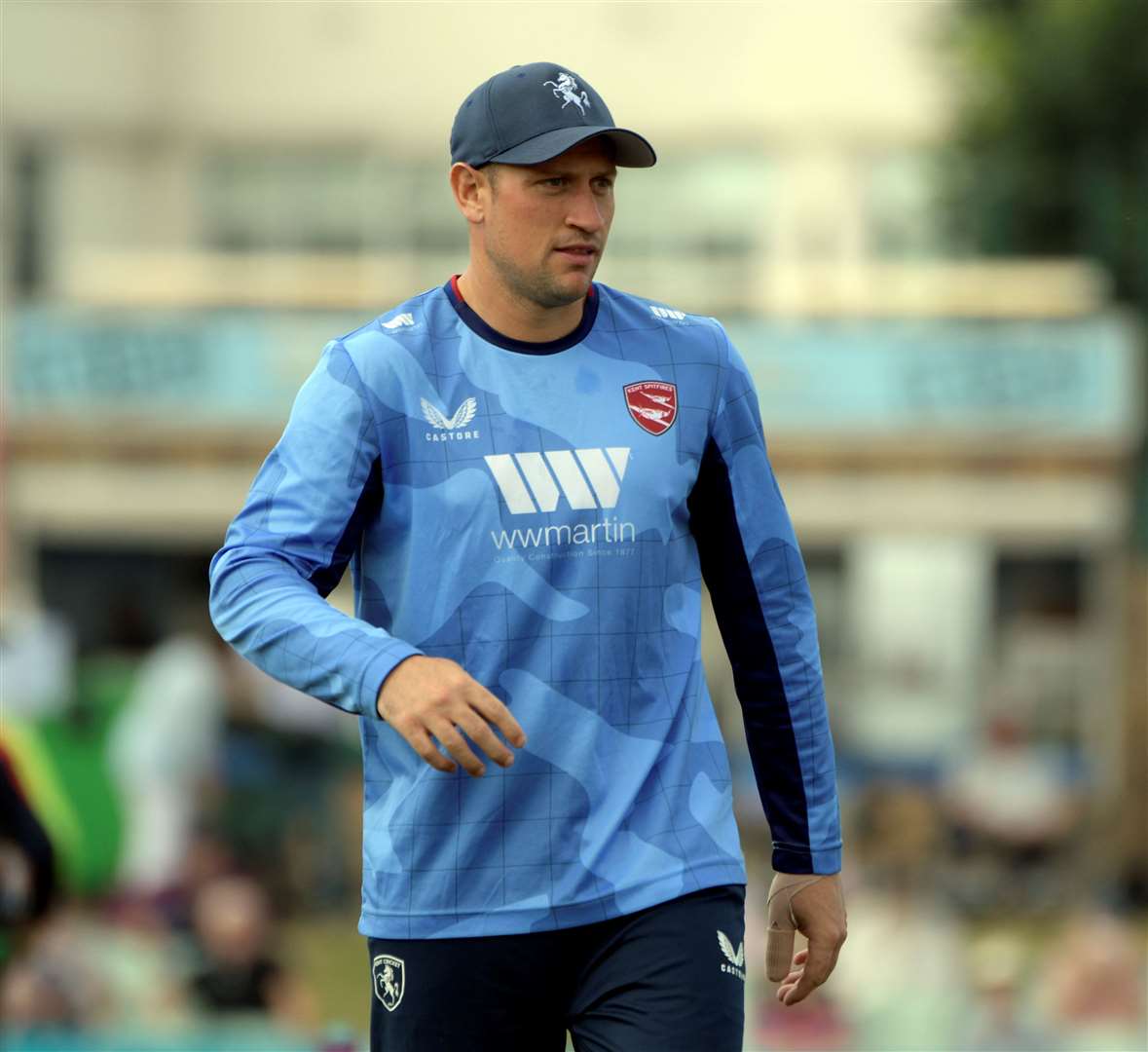 Harry Finch - top scored for Kent with 73 against Nottinghamshire. Picture: Barry Goodwin