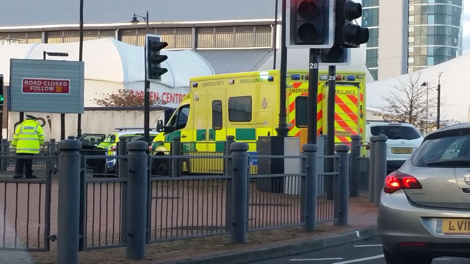 The tunnel was closed whilst the vehicle was moved. Picture: Jenny Coxall.