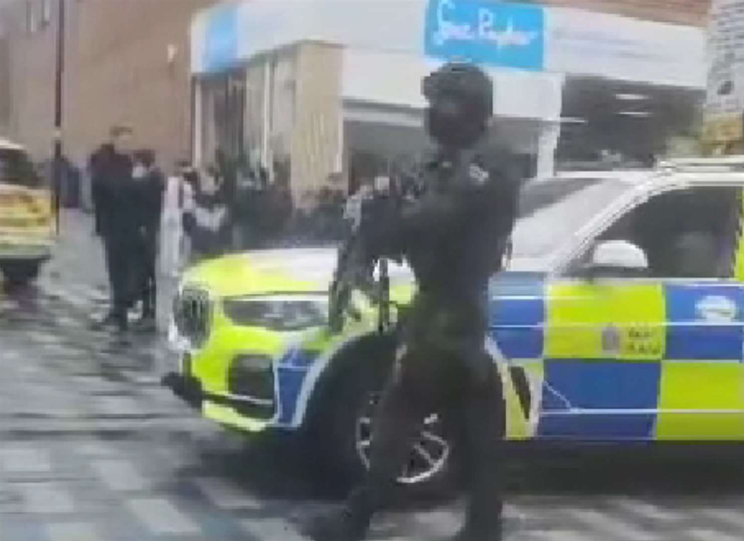 Armed police have been seen in Week Street, Maidstone. Picture: Missy Morgan