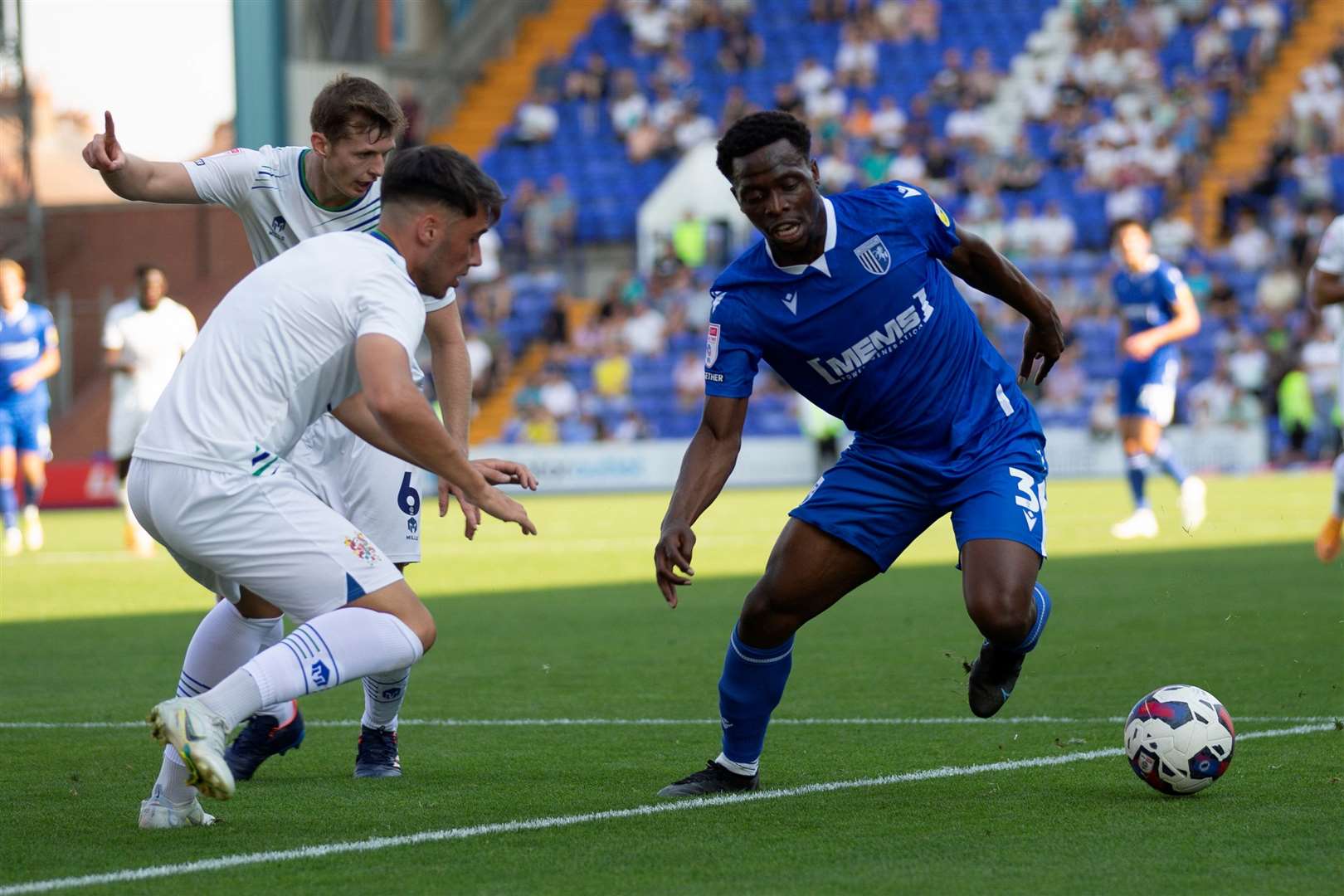 Defender David Tutonda has been offered a new contract at Gillingham