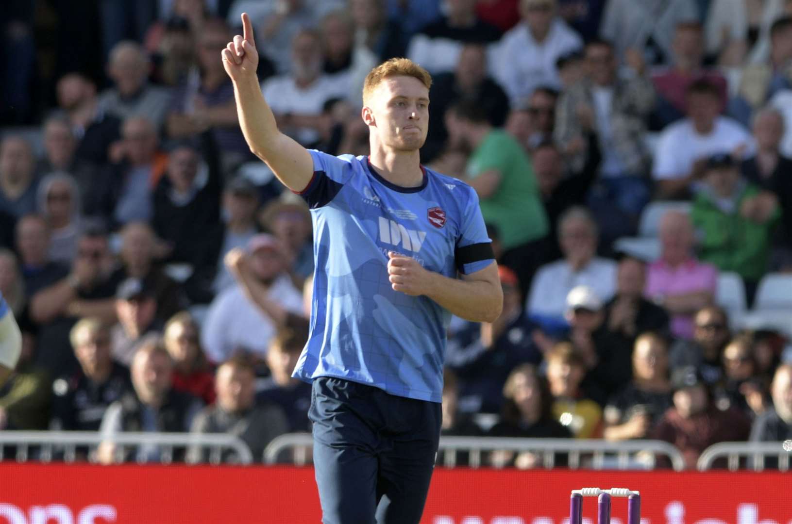 Kent all-rounder Joey Evison. Picture: Barry Goodwin