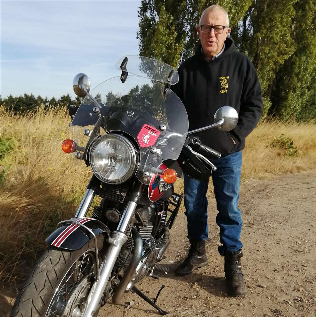 Campaigner Steve Mallett of the Motorcycle Action Group