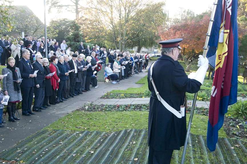 The current Royal British Legion Garden of Remembrance