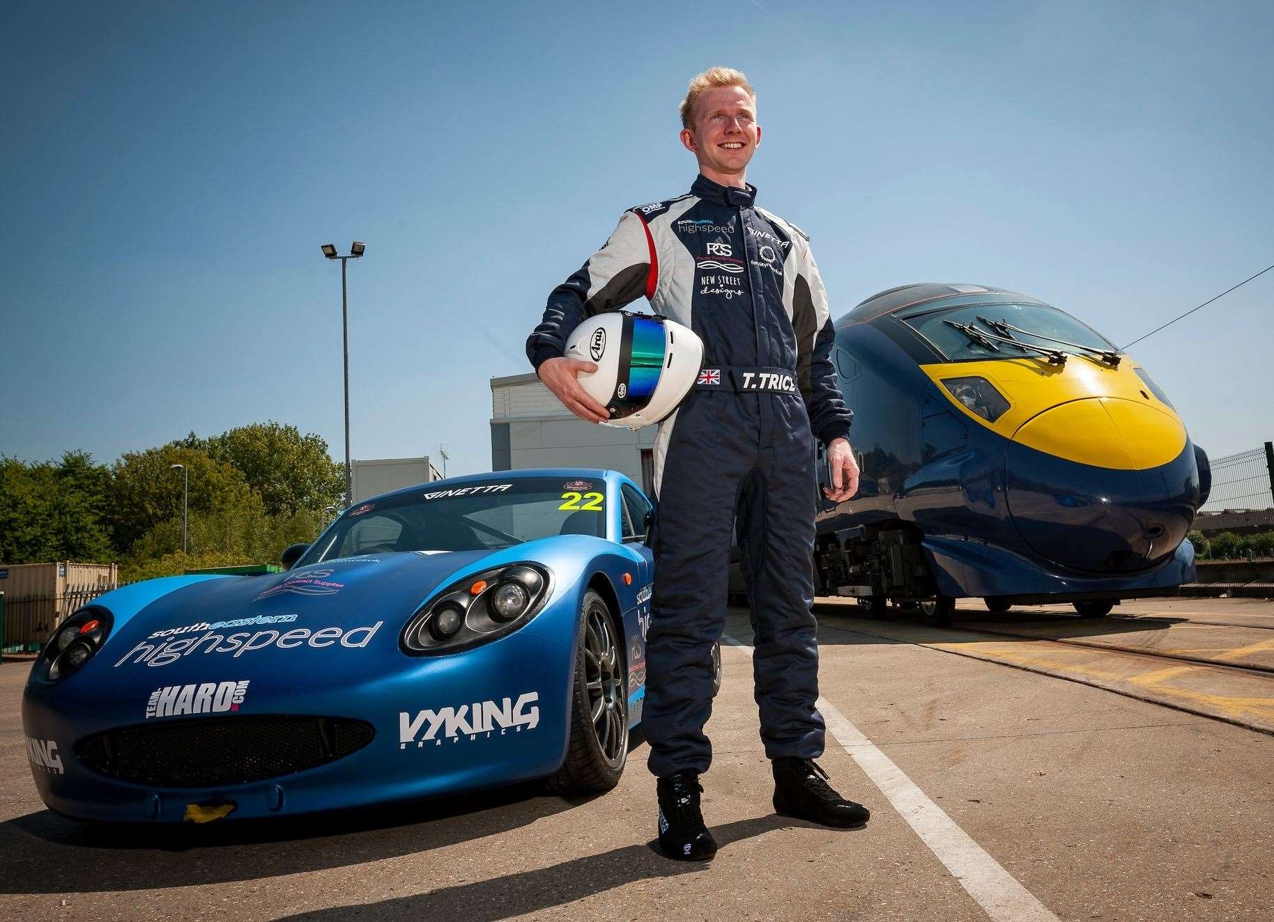 Racer Toby Trice also drives highspeed for Southeastern Picture: Ady Kerry / Southeastern