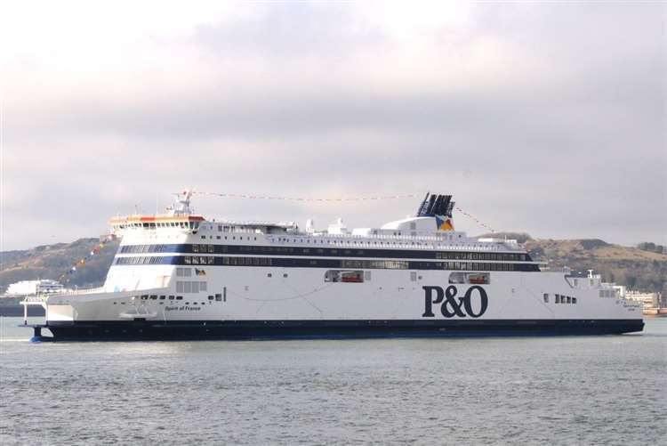 There were delays on P&O Ferries between Calais and Dover