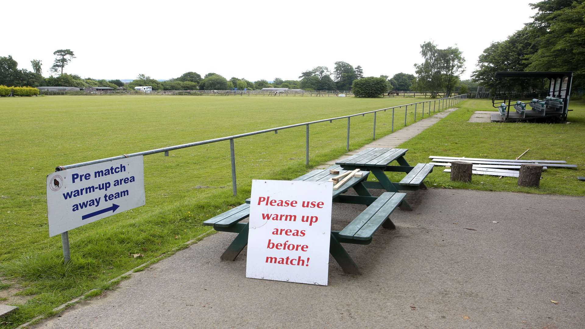 Bearsted's ground at Honey Lane Picture Martin Apps