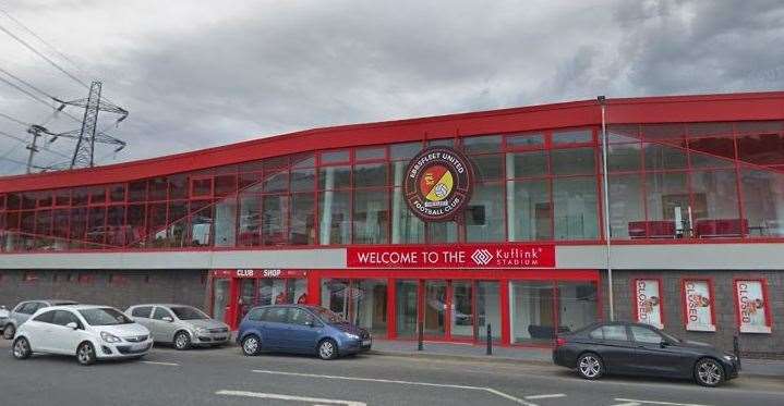 Ebbsfleet United's Stonebridge Road ground Picture: Google Street View