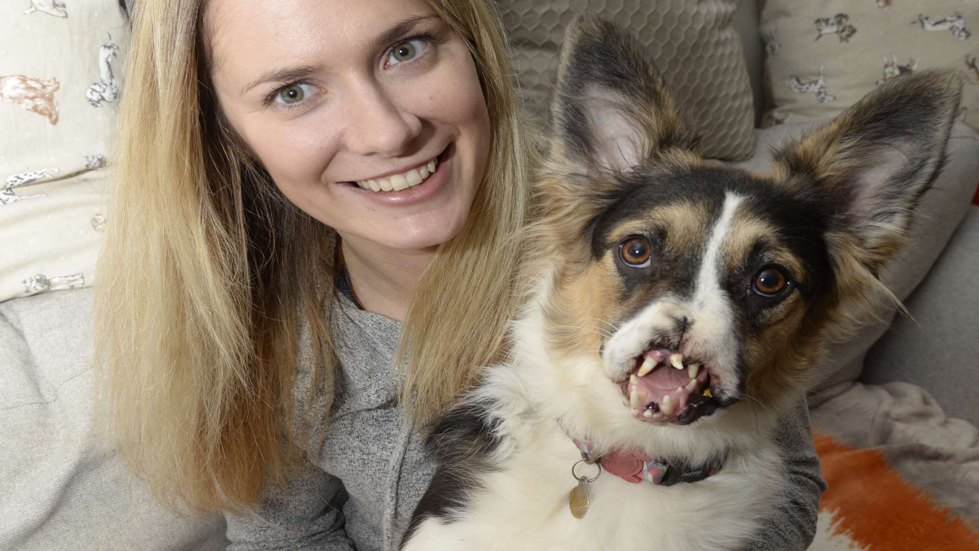 Kate and her dog Bonnie