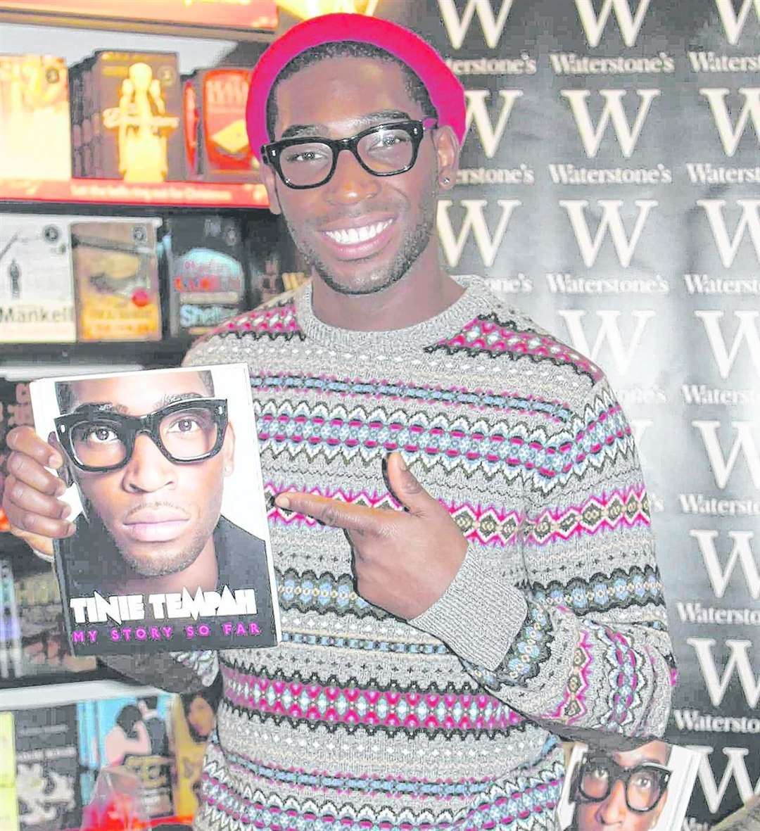 Tinie Tempah visited Waterstones