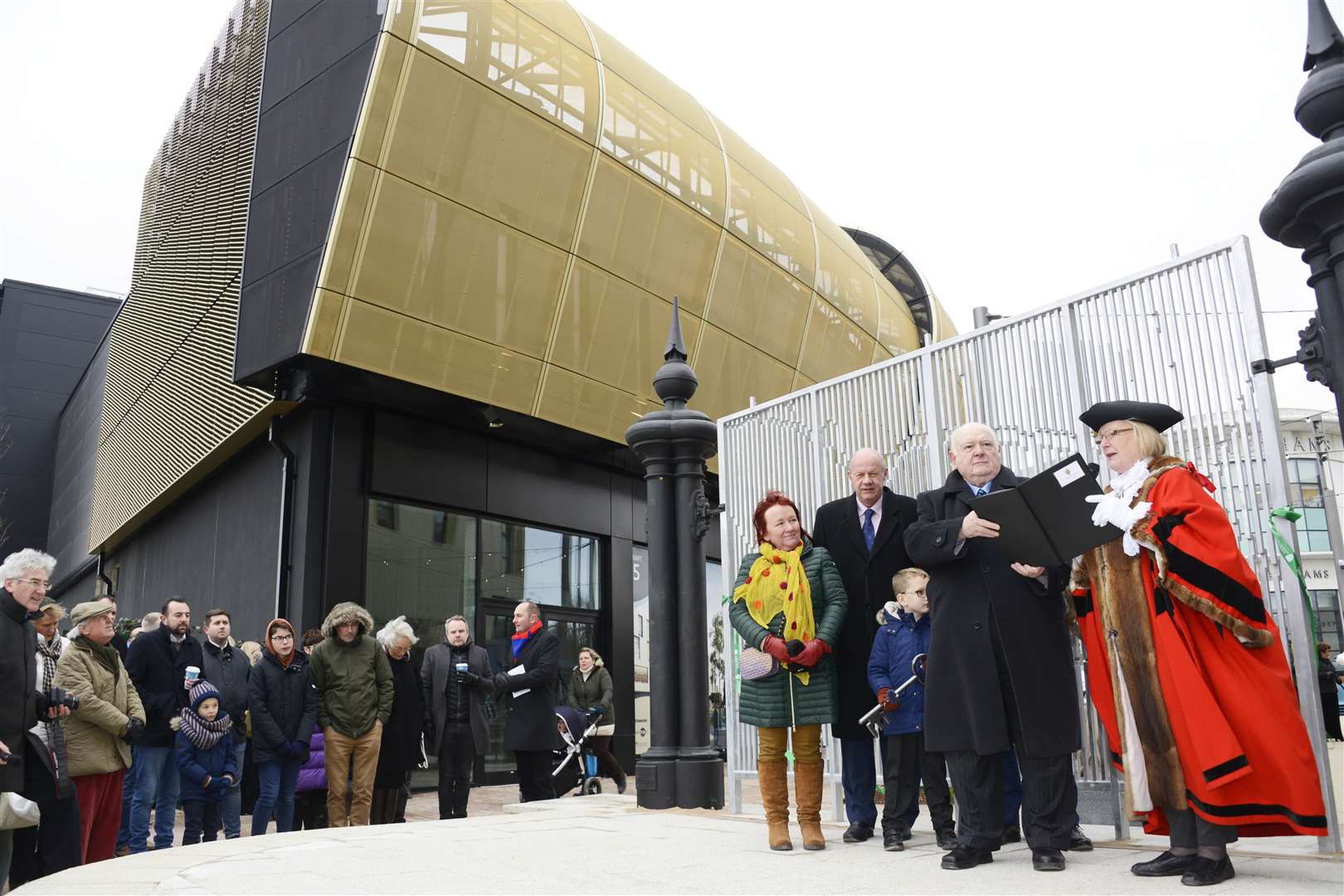 A speech was also made by Mayor Cllr Jessamy Blanford at the launch ceremony. Picture: Paul Amos