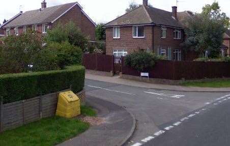 Henwood Green Road, at the junction with Henwoods Crescent in Pembury (8697974)