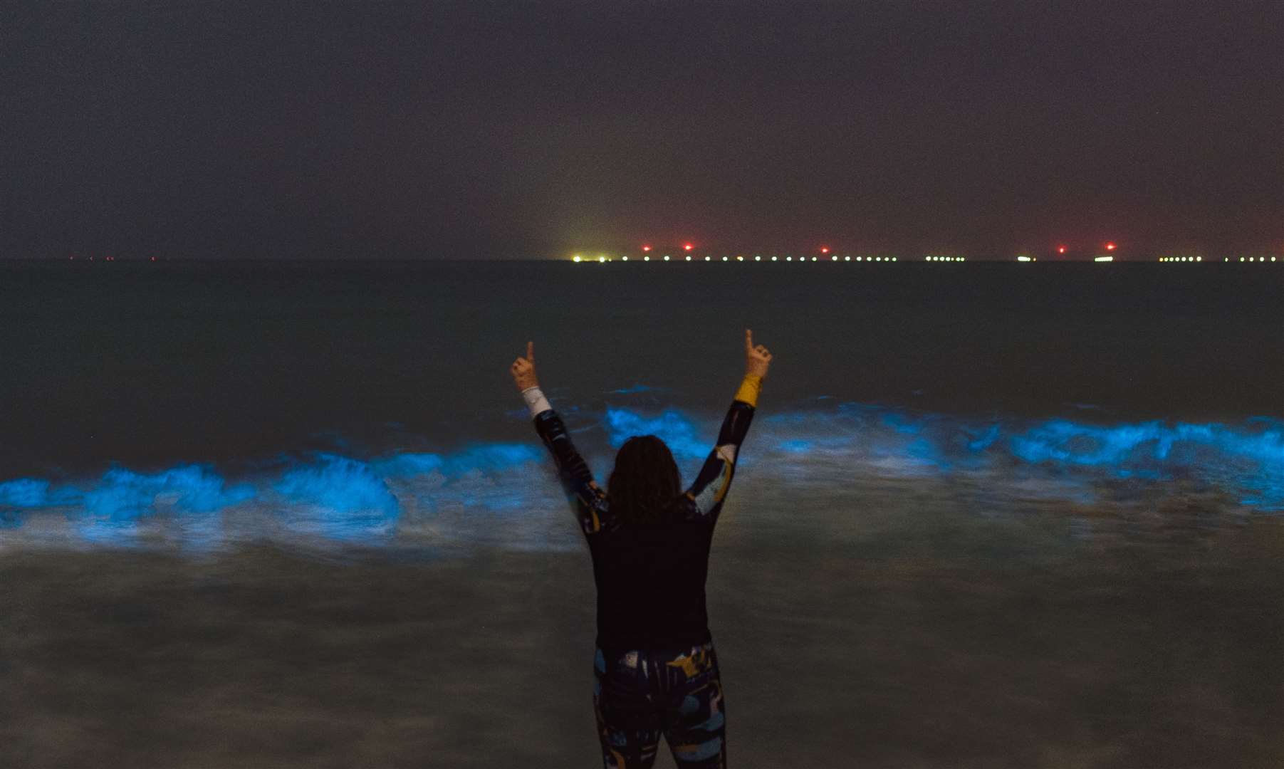 Rebecca Douglas captured the beautiful algae in Broadstairs. Picture: Rebecca Douglas