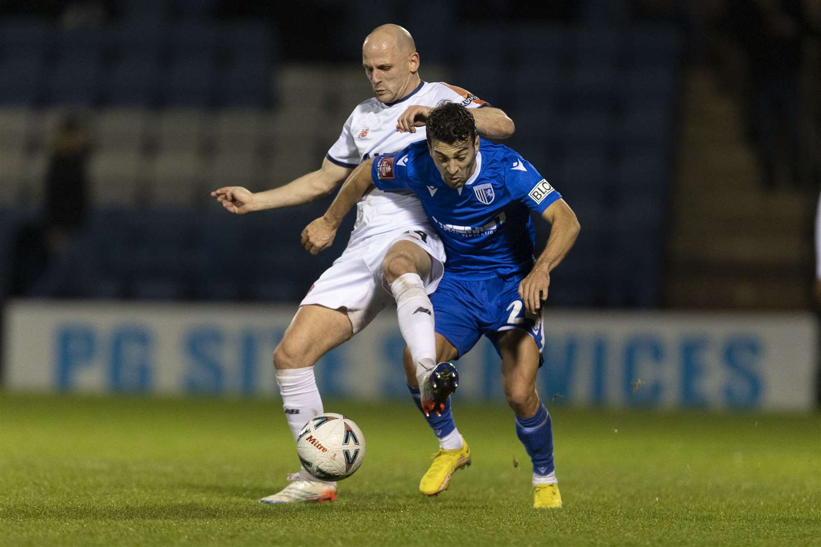 Scott Kashket is fouled for the penalty that he couldn't convert on Tuesday. Picture: KPI