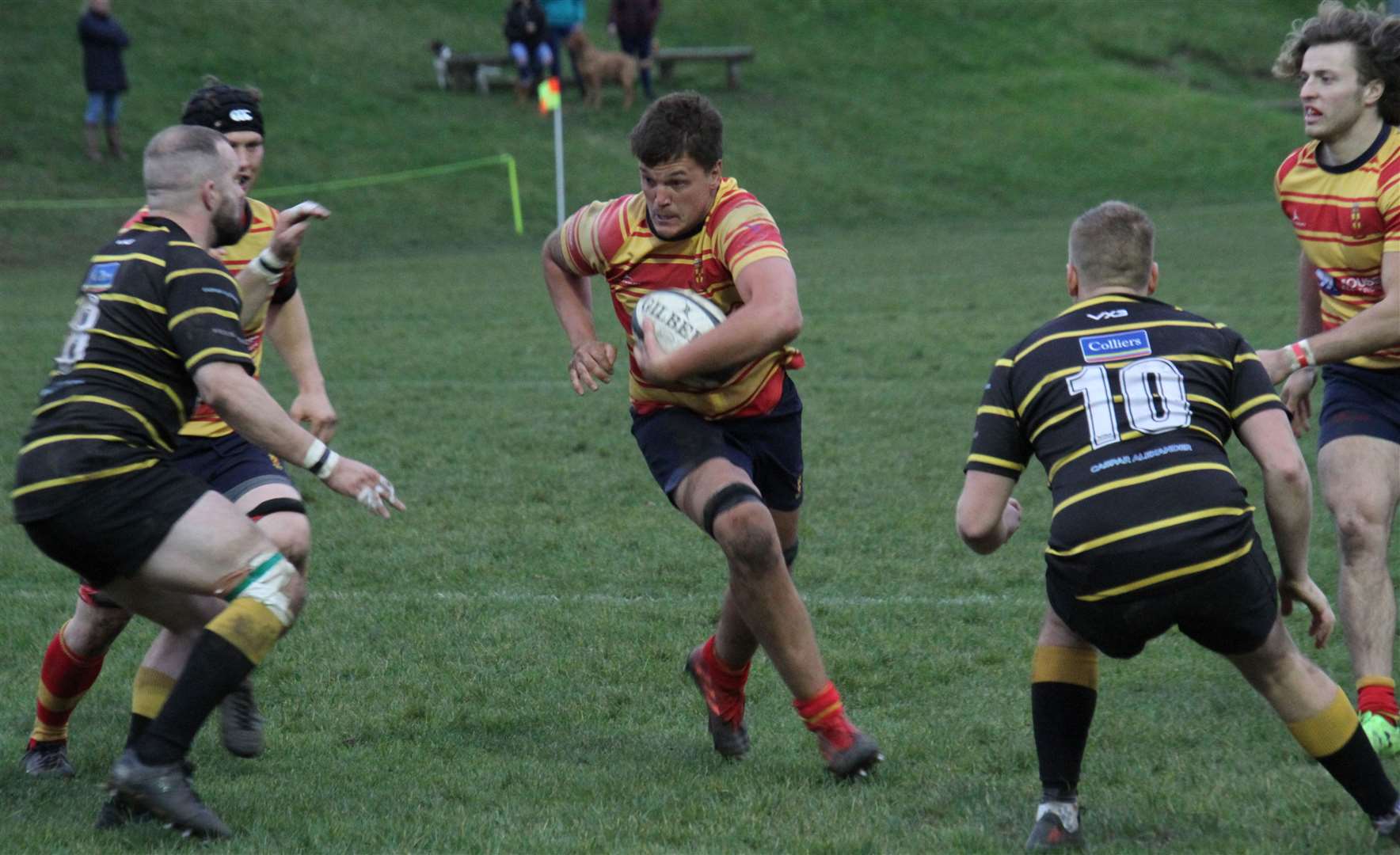 Match action between Medway and London Cornish Picture: Paul Wardzynski