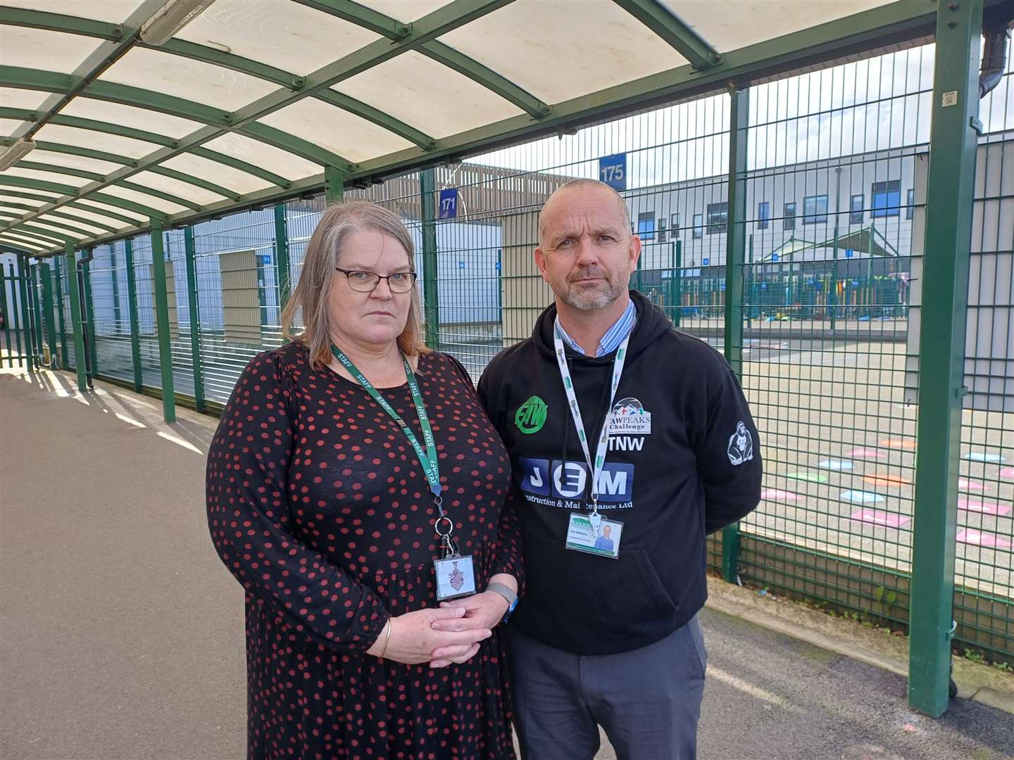 Principal Peggy Murphy and head teacher Tim Williams run Five Acre Wood School in Loose