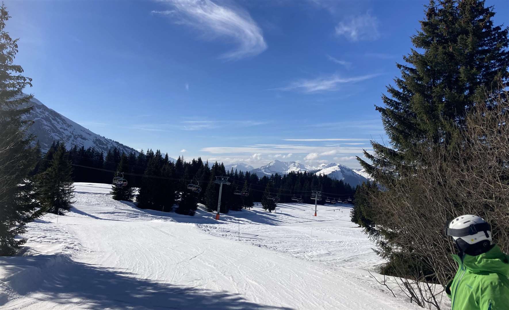 The slopes at Avoriaz ski resort