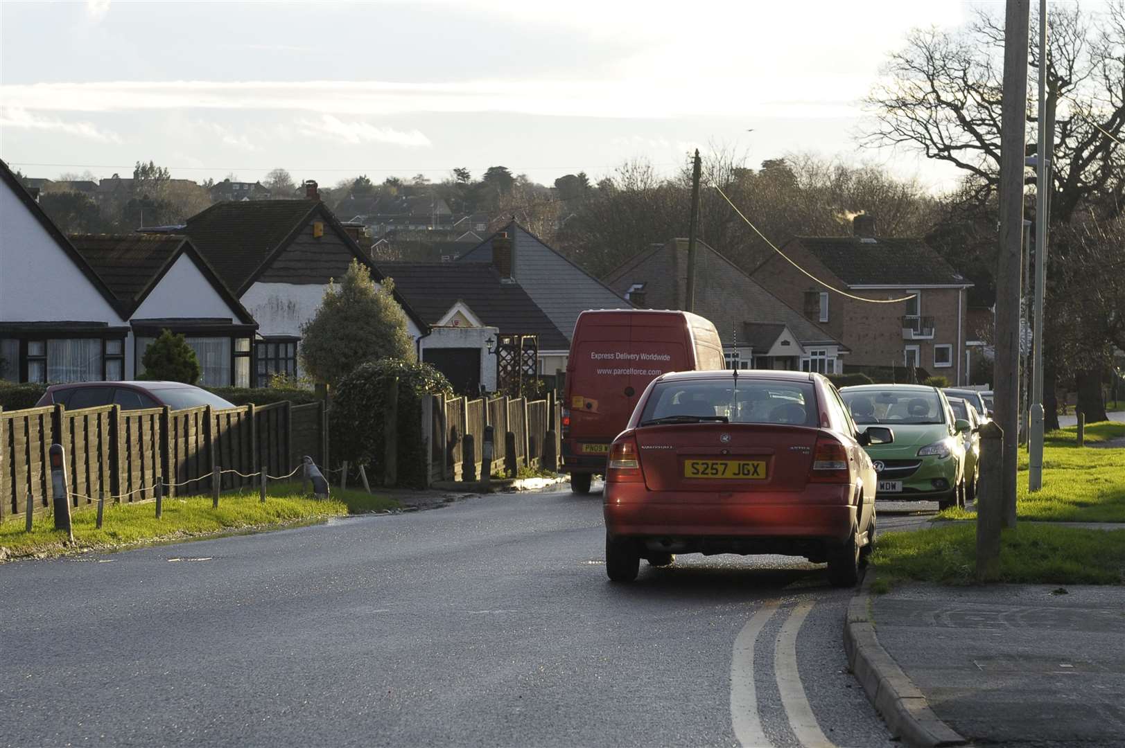 The incident happened in School Lane, Herne. Picture: Tony Flashman