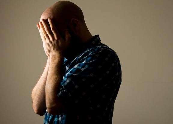 Male domestic abuse victim. Stock image: Radar